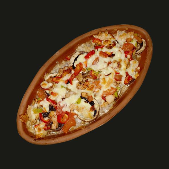 Kiremitte Tavuk Kaşarlı